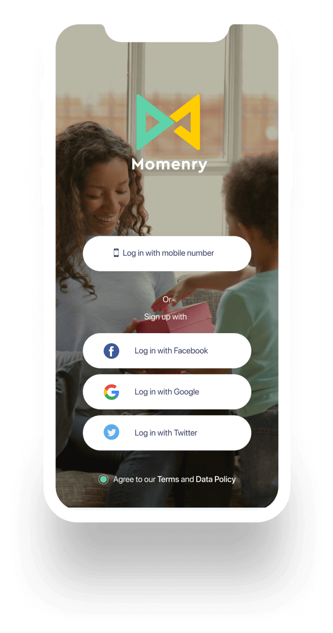 Momenry Social app